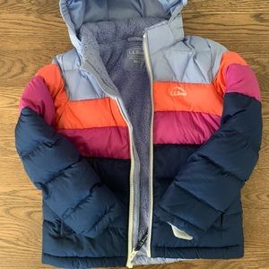 Kids' L.L.Bean Down Jacket, Colorblock